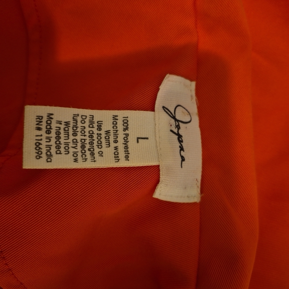 Japna Women's Vibrant Orange Vest - Picture 3 of 3